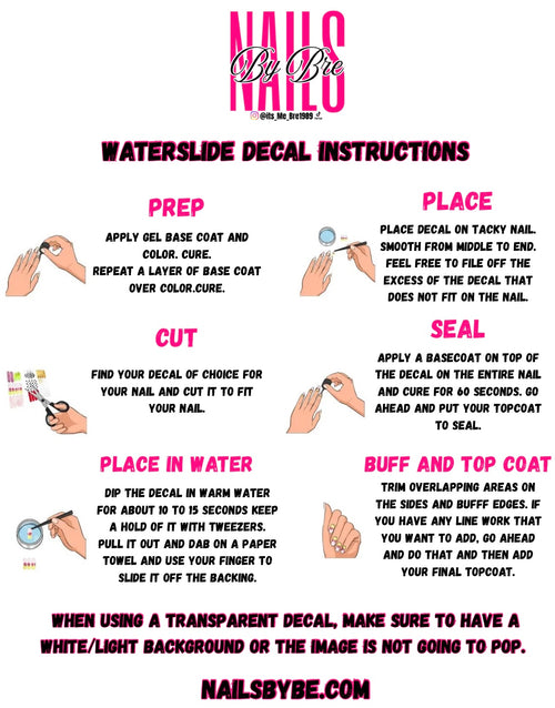 30 mm length frenchie YOU CUSTOMIZE water slide decal