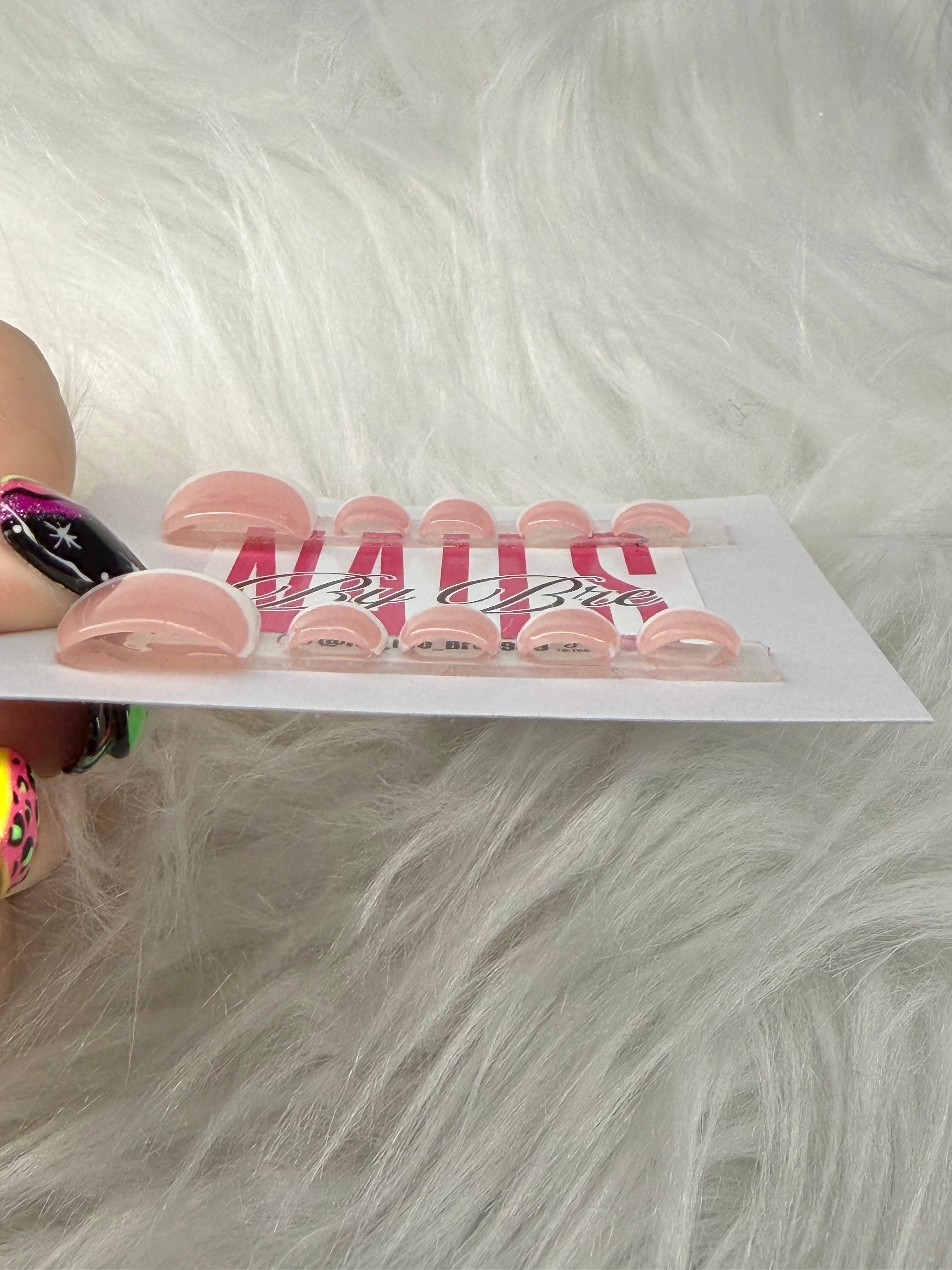 Classic Frenchie Toenails