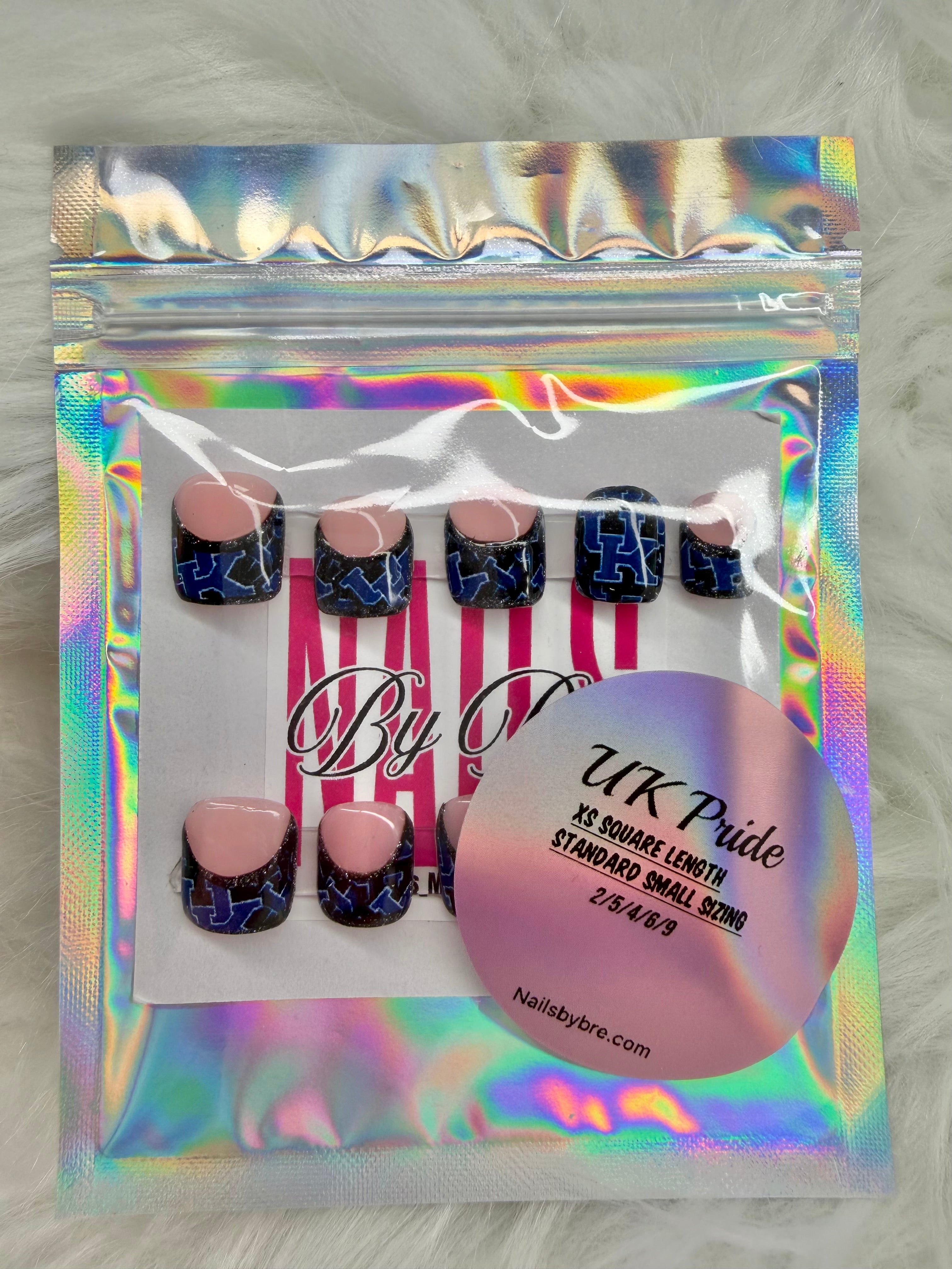 UK Blue Pride XS square/ small standard ready to ship